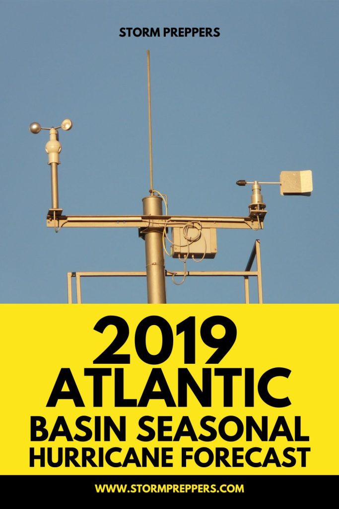 Storm Preppers - Pinterest - Atlantic Basin Seasonal Hurricane Forecast for 2019