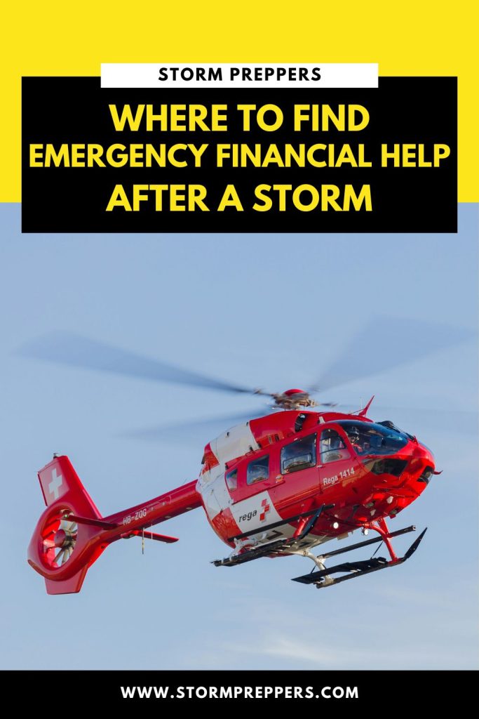 Storm Preppers - Pinterest - Where to Find Emergency Financial Help After a Storm