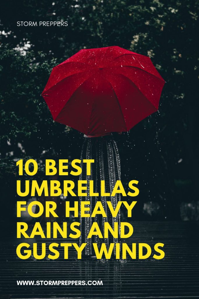 Storm Preppers - 10 Best Umbrellas for Heavy Rains and Gusty Winds