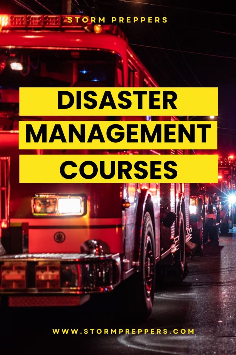 Disaster Management Courses: Preparing for Emergencies | Storm Preppers