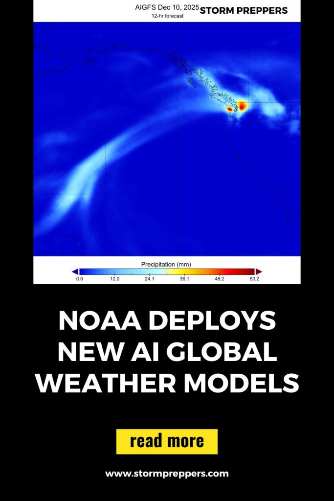 Storm Preppers - Pinterest - NOAA Deploys New AI Global Weather Models