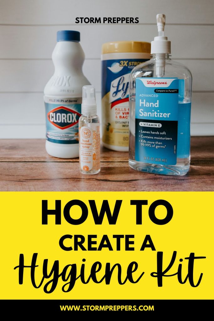 Storm Preppers - Pinterest - How to Create a Hygiene Kit