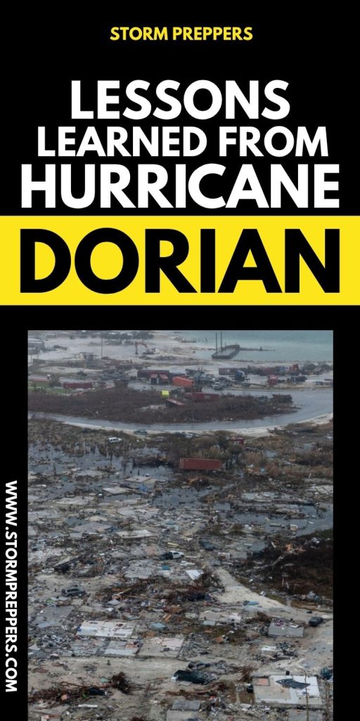 Storm Preppers - Pinterest - Lessons Learned from Hurricane Dorian